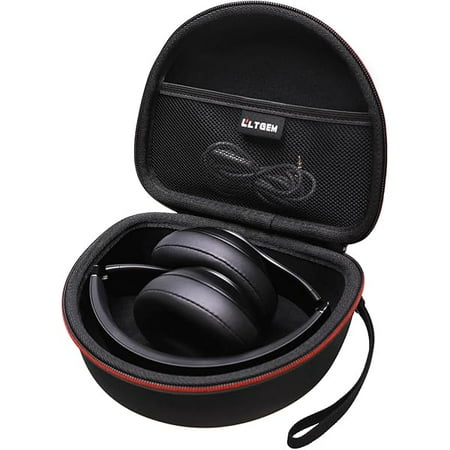 wonima10 Headphone Case Compatible with Beats Studio Pro/Solo 4 / Studio 3 / Solo 3 / Picun B8 / BERIBES/JLab JBuds Lux ANC Wireless Bluetooth Noise Cancelling Headphones, Black(Case Only)