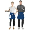 thumbnail image 3 of Utopia Wear Delantal De Cintura Con 3 Bolsillos [Paquete De 12] Delantal Corto De Camarera Para Mujeres, Hombres, Cocina, Restaurante Y Manualidades (Azul), 3 of 5