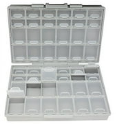 AideTek BOXALL48 48 Lids Empty Enclosure SMD SMT Organizer Size 6 inch 9 Inch Surface Mount