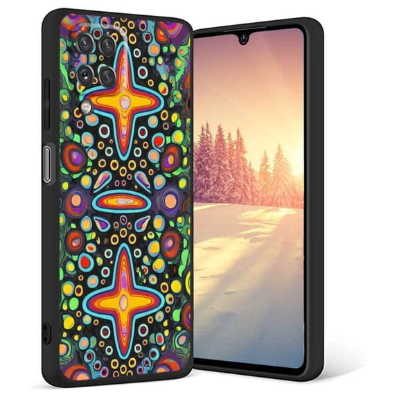 Compatible with Samsung Galaxy A42 Phone Case, Abstract-Psychedelia-Hippie-30 Case Silicone Protective for Teen Girl Boy Case for Samsung Galaxy A42