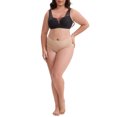 thumbnail image 2 of INSPIRE CHIC Women's Mesh Wireless Push Up Minimizers Wide Straps V-Neck Lightweight Breathable Seamless Soft Bras M Black, 2 of 4