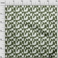 thumbnail image 3 of oneOone Cotton Jersey Green Fabric Geometrical Craft Projects Decor Fabric Printed By The Yard 58 Inch Wide, 3 of 5