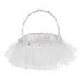 thumbnail image 2 of Cesta de boda, cesta de regalo de boda, cesta de flores, cestas de flores para boda, cesta de flores, decoración de boda, cesta de dama de honor, cesta de dulces de boda ANGGREK Otros, 2 of 8