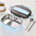thumbnail image 4 of Noehoiugi Insulated Lunch Boxes,Stainless Steel Bento Box With Lid,2‑Grid Portable Box With Spoons,Chopsticks And Lunch Bag,Leakproof Lunchbox Set For Work Travel Camping, 4 of 4