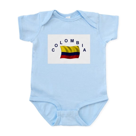 CafePress - Colombia Flag Infant Bodysuit - Baby Light Bodysuit, Size Newborn - 24 Months