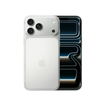 Straight Talk Apple iPhone 17 Pro Max, 5G, 512GB, Silver - Prepaid Smartphone [Locked to Straight Talk]