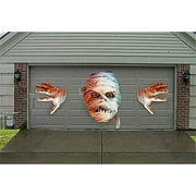 Mummy Garage Door Static Decal
