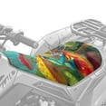 thumbnail image 4 of Uorisanigo ATV Seat Cover Mushroom FrogMotorcycle Passenger Seat Cushion Cover Four-Wheeler Breathable Waterproof Elastic Polyester Fabric, Universal Fit Most ATV, 4 of 7