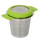thumbnail image 1 of Colador de té de metal de acero inoxidable, tetera de doble oreja, colador de té de viaje, accesorios para juego de té, 1 of 6
