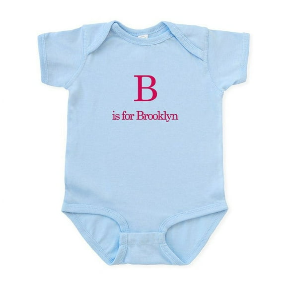 CafePress - B Is For Brooklyn Infant Bodysuit - Baby Light Bodysuit, Size Newborn - 24 Months