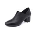 thumbnail image 2 of Pointed Cowhide High Heels, 2 of 5