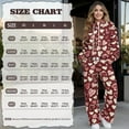 thumbnail image 7 of Xixirimido Heart Shapes Red Print Womens Sweatsuits 2 Piece Outfits Long Sleeve Sweatshirt Wide Leg Sweatpants Matching Set Fall Winter Fashion Tracksuit Oversized for Valentine's Day, X-Small, 7 of 7