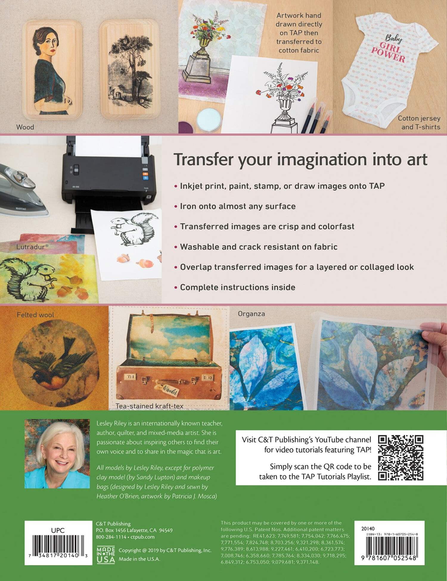 Lesley Riley's Tap Transfer Artist Paper 18-Sheet Pack: 18 Iron-On Image Transfer Sheets 8.5 X 11 (Other)