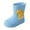 Blue-b, variant on Boys Girls Rain Boots Kids Unisex Cartoon Bunny Outdoor Fashion Waterproof Shoes Wet Weather Cute Comfortable Soft Daily Non- Outsole Footwear,3-3.5 Years