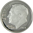 thumbnail image 1 of 2024 S Roosevelt Dime Choice Proof .999 Silver 10c Coin, 1 of 4