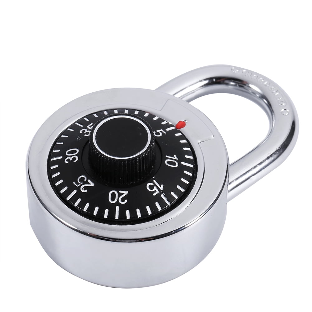 Locker Lock Rotary Padlock Digit Combination Code Lock Safe Round Dial Number Luggage Suitcase Security Walmart