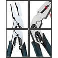 thumbnail image 6 of Industrial-Grade Multi-function Cutting Pliers - Heavy-Duty 9-in-1 Multi-functional Pliers Nail Puller with High-Leverage Design - Easily Cuts Through Thick Steel Wire Ropes, Iron Wires & Cables (Q), 6 of 7