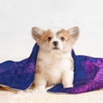 thumbnail image 4 of Rocae Neon Gradient Blue for Pet Blanket Dog Blanket Cat Blanket Soft Sleep for Small Medium Pet-Large, 4 of 8