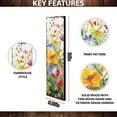 thumbnail image 5 of TX USA 36in Wildflower Spring Porch Sign  Watercolor Floral Home Decor  Perfect for Living Room and Entryway, Mantle, Porch, Front Door, 5 of 5