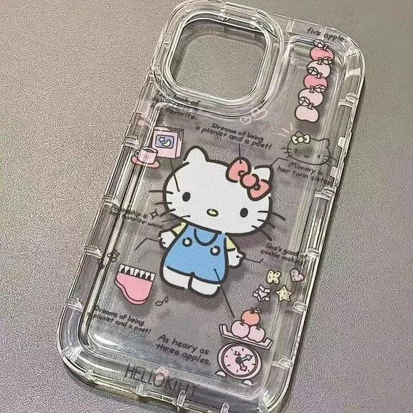 Hello Kitty Cute Case For iphone 15 Pro Max 3D Cartoon Phone Case For iphone 14 Case TPU Iphone Cover For iphone 11/12/15/XR LXY