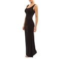 thumbnail image 1 of Robe en Coton pour Femmes Robes d'Été Mode Décontractée Col Rond Ajustée Plissée avec Ceinture Vêtements pour Adultes Femmes Noir Taille m, 1 of 5