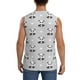 thumbnail image 4 of Fotbe Panda Bear Men's Camiseta sin Mangas Estampada para Hombres, Playera Casual para Gimnasio, Entrenamiento, Playa-Large, 4 of 7