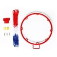 thumbnail image 3 of Hanging Wall Mounted Basketball Hoop, 12.6in Diameter Basketball Rim with Net, Suitable for Indoor and Outdoor Use, Fun Sports Toy for Playtime and Activity, Multicolor, 1pcs, 3 of 8