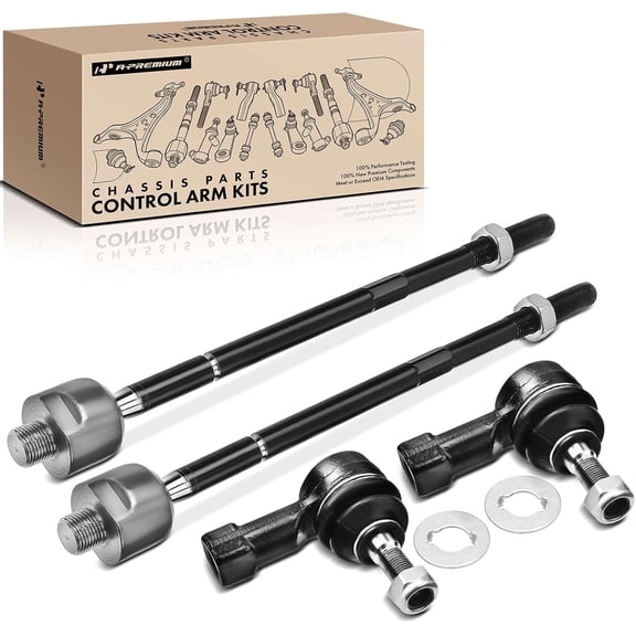 A-Premium 4Pcs Inner Outer Tie Rod End Kit Compatible with Chevrolet Sonic 2012-2019 1.4L 1.6L 1.8L