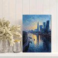 thumbnail image 2 of Locomotive Train Canvas Print Industrial Hallway Home Wall Art Decor, 2 of 8