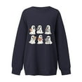 thumbnail image 5 of Tbopshirt Womens Hoodless Sweatshirts Halloween,Sweatshirts for Women Plus Size,Fall Winter Glasses Girl Print Casual Sports Round-Neck Tracksuits Long Sleeve,Hoodies Sweatshirts Pullover, 5 of 5