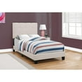 thumbnail image 4 of Monarch Specialties Bed - Twin Size/Beige Linen, 4 of 5