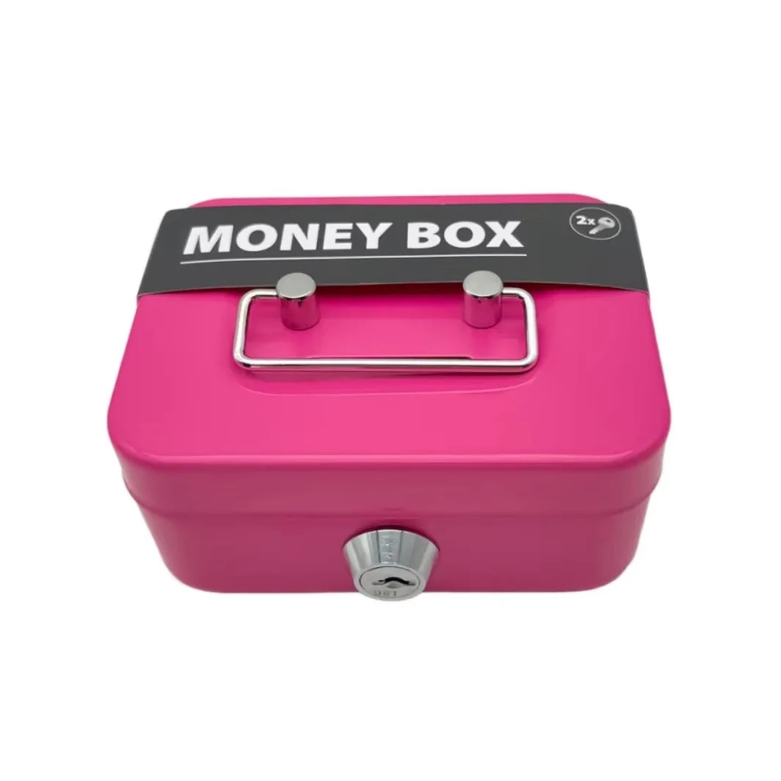 Metal Key Lock Cash Box with Handle Small Money Organizer Storage Box with Lockable Cover for Easy ,Multiple Options Available