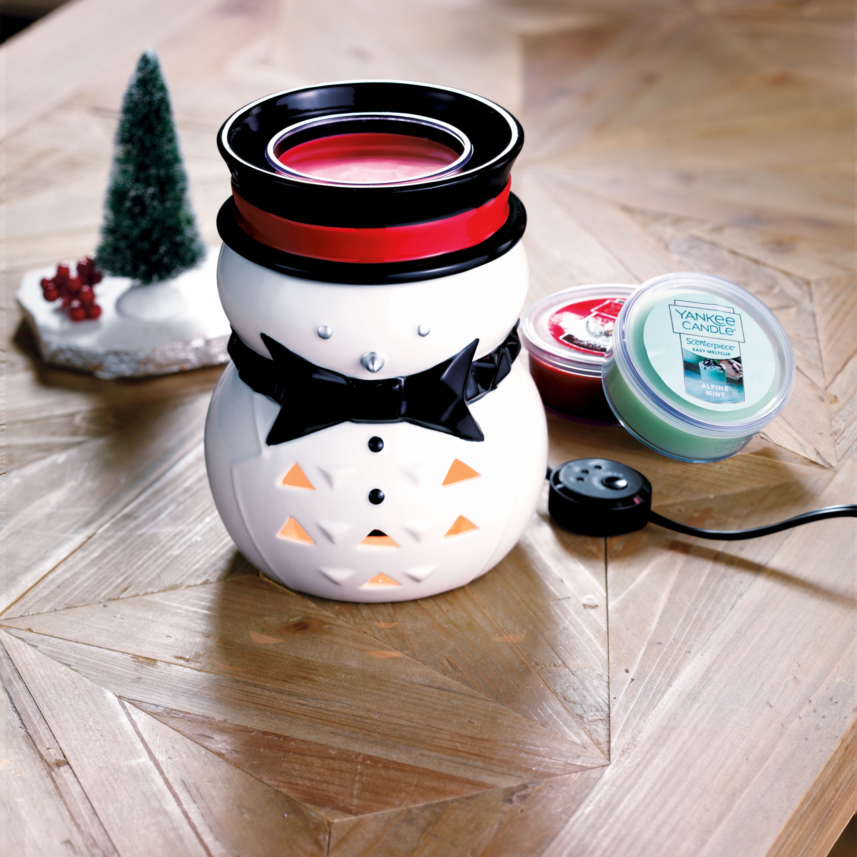 Yankee Candle Winter Village Tea Light Tart Warmer Wax Melt Christmas  1157237