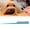 Blue, variant on NFTIGB Dog Comb Pet Hair Comb with Long and Short Stainless Steel Teeth for Removing Tangles and Knots Purple, 7.48 inches / 19 cm