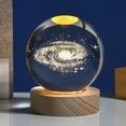 thumbnail image 4 of Fiudx Bola de Cristal Planetaria Brillante, Diseño de Galaxia de Astronauta, Luz Nocturna Rgb Cálida, Lámpara de Noche con Alimentación Usb, Elegante Decoración para El Hogar, Idea de Regalo Única, T, 4 of 5