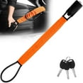 thumbnail image 3 of Steering Wheel Lock with 3 Keys Anti-Theft Car Seat Belt Lock Auto Security Lock Universal Car Safe Strip Lock High Strength Car Device Lock for Most Cars Trucks SUVs Vans RVs, 3 of 5