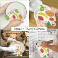 thumbnail image 6 of YladaFaie 2 Pcs Fruit Pattern Kitchen Towels Decorative Dish Towels Fruit Pattern Hand Towels Tea Towels Absorbent Kitchen Cloths for Kitchen Bathroom Decor Housewarming Gifts 16 x 24 Inch, 6 of 7