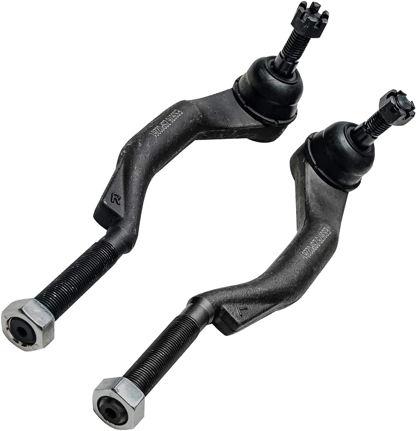 Detroit Axle - 4pc Front Tie Rods Kit for Chevrolet SSR Trailblazer EXT GMC Envoy XL Saab 9-7x Buick Rainier Isuzu Ascender, 4 Inner & Outer Right Left Tie Rod Ends Replacement