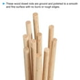 thumbnail image 3 of Unique Bargains 1/8 x 8 Inch Dowel Rods Wood Sticks Unfinished Wooden Dowel Rods Round Dowels Sticks 50 Pcs, 3 of 6