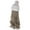 Khaki Gray, variant on Beanie Hat Knit with Long Wavy Curly Hair Extensions Wig Dismountable Warm Knitted Pom Cap Attached 20inch Synthetic Hairpiece for Women Winter