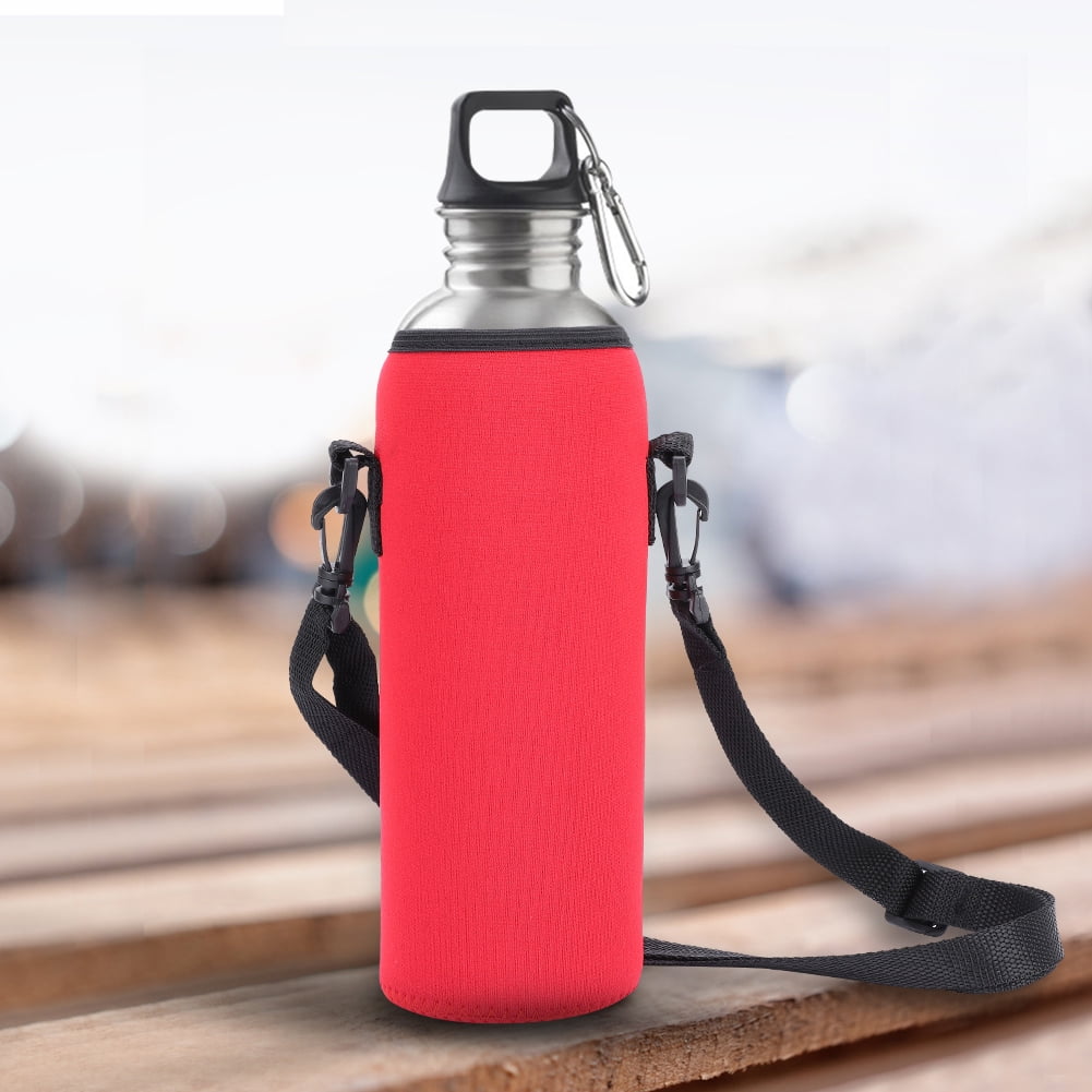 OTVIAP Outdoor 1000ml Water Bottle Insulated Cover Neoprene Carrier Bag