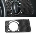thumbnail image 3 of Carbon Fiber Car Headlight Switch Knob Frame Trim Cover For E-class W211 03-09, 3 of 12
