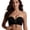 Black, variant on Strapless Bras for Women Non Slip Seamless Push Up Bra with Detachable Strap
