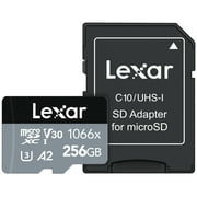 Lexar LMS1066256G-BNANU Professional SILVER Series 1066x microSDXC UHS-I Card (256 GB)
