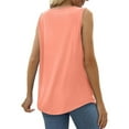 thumbnail image 5 of Women Blouses Tunic Blouse Floral Long Sleeve Shirt Ladies Juniors Graphic Tee underneath Clothes Pajama Tops for plus Size Women Long Sleeve Button down Blouse Ladies Button down Misses Pink S, 5 of 8