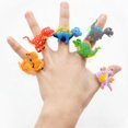 thumbnail image 2 of Anillo de dinosaurio femenino, anillo de PVC, anillo de dibujos animados para niños, regalo pequeño, regalo para niños, 2 of 4