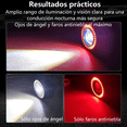 thumbnail image 3 of 2pz Faros  Bloosom Antiniebla 3.5¨ Auxiliares Ojo De Angel Color Auto Rojo, 3 of 4