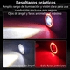 thumbnail image 3 of 2pz Faros  Bloosom Antiniebla 3.5¨ Auxiliares Ojo De Angel Color Auto Rojo, 3 of 4