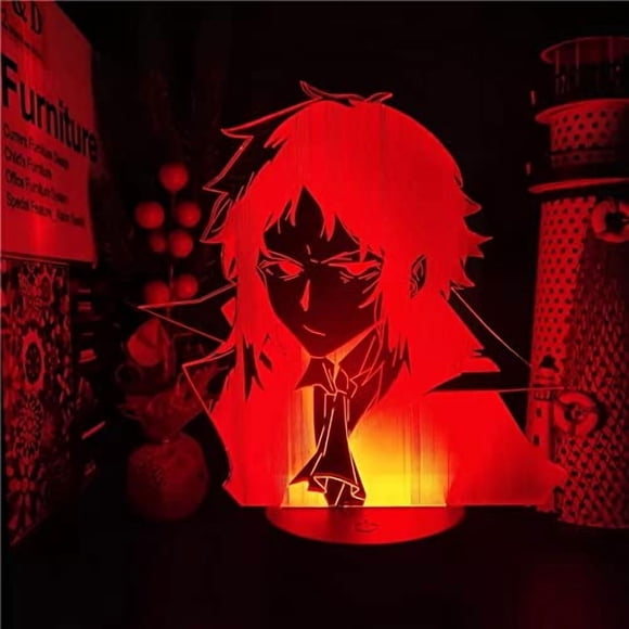 Lámpara itonc Ryunosuke Akutagawa 3D LED Nocturna Multicolor
