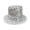 Silver, variant on Glitter Top Hat with Fringe for Party & Celebration â Sparkly Jazz Hat for Halloween, Christmas, Carnival & Stage Performance â One Size Fits Most Adults (9 Colors)